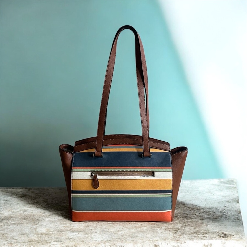 Chaps Striped Purse